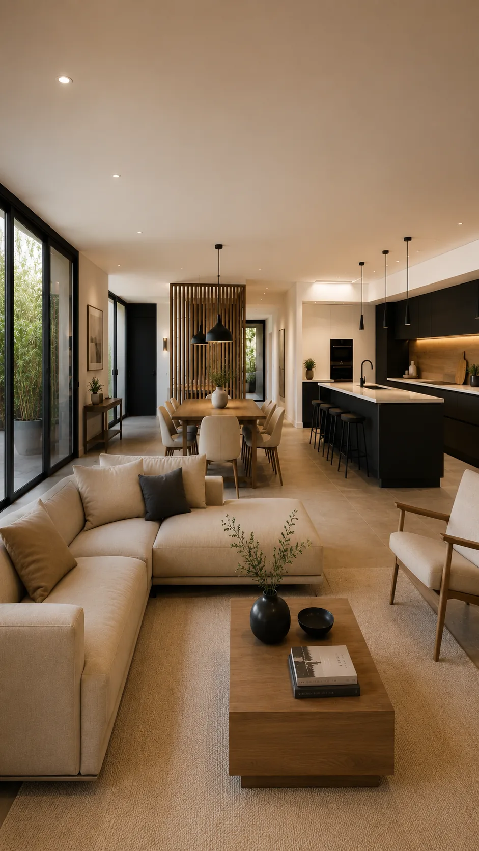 Aménagement intérieur contemporain sur mesure réalisé par MGA Agencement